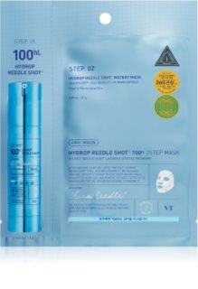 VT Cosmetics Hydrop Reedle Shot 100hL 2 Step Mask intense hydrating mask for two-phase skin treatment 28.5 g