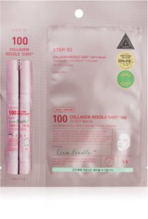 VT Cosmetics Collagen Reedle Shot 100 2 Step Mask lifting and firming mask for two-phase skin treatment 26.5 g