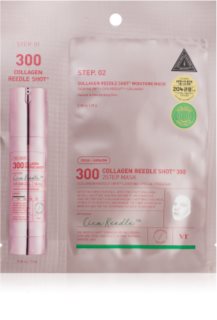 VT Cosmetics Collagen Reedle Shot 300 2 Step Mask Tõstev ja pinguldav mask näonaha kahefaasiliseks hooldamiseks 26.5 g