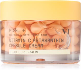 VT Cosmetics Vitamin C Astaxanthin Capsule Cream Creme hidratante iluminador para unificar a cor do tom de pele 50 ml