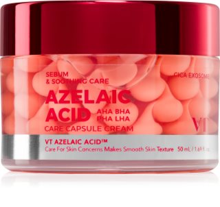 VT Cosmetics Azelaic Acid Care Capsule Cream rauhoittava kasvovoide akneihon virheiden ehkäisyyn 50 ml