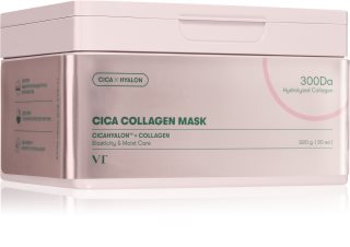 VT Cosmetics Cica Collagen Mask nærende ansigts sheetmaske med opstrammende effekt 30 stk.