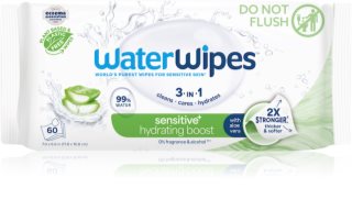 WaterWipes Hydrating Clean Uppfriskande våtservetter 60 st.