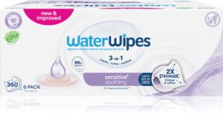 WaterWipes Soothing Clean sanfte Feuchttücher für Kleinkinder 6x60 St.