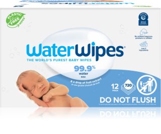 WaterWipes Baby Wipes 12 Pack Õrnad niisked salvrätikud beebile 12x60 tk