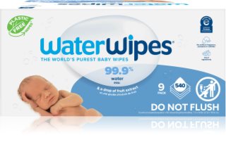 WaterWipes Baby Wipes 9 Pack sanfte Feuchttücher für Kleinkinder 9x60 St.