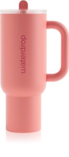 Waterdrop Explorer Tumbler nerūsējoša pudele ar salmiņu Pink 1100 ml
