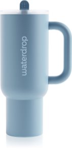Waterdrop Explorer Tumbler kõrrega roostevabast terasest joogitops Blue 1100 ml