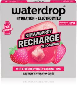 Waterdrop Microlyte rehydrierendes Elektrolytgetränk mit Vitaminen Strawberry Recharge 12 St.