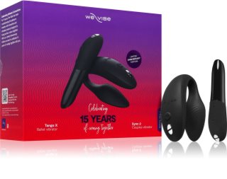 WE-VIBE 15 Year Anniversary Collection Sync 2 + Tango X set di articoli erotici 2 pz
