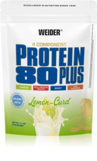 Weider Protein 80 Plus Molkenprotein mit Aminosäuren Geschmack Lemon - Curd 500 g