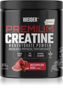 Weider Premium Creatine Creapure Monohydrate Powder prášek pro podporu sportovního výkonu příchuť Watermelon Rush 375 g