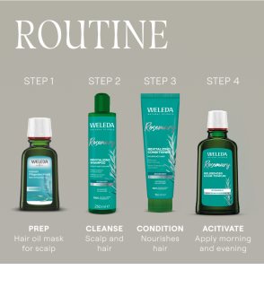 Weleda Rosemary aceite capilar para dar fuerza al cabello 50 ml