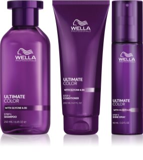 Wella Professionals Ultimate Color sada setti värjätyille hiuksille 3 kpl