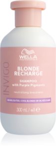 Wella Professionals Invigo Blonde Recharge champú para cabello rubio neutralizante para tonos amarillos