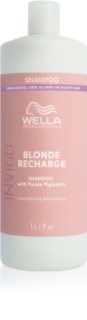 Wella Professionals Invigo Blonde Recharge Shampoo für blonde Haare neutralisiert gelbe Verfärbungen