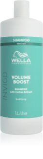 Wella Professionals Invigo Volume Boost tömegnövelő sampon a selymes hajért