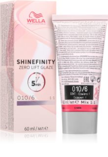 Wella Professionals Shinefinity Zero Lift Glaze demipermanentná farba na vlasy odtieň 010/6 Lavender Flash 60 ml