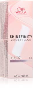 Wella Professionals Shinefinity Zero Lift Glaze ημιμόνιμη βαφή μαλλιών απόχρωση 07/97 60 ml