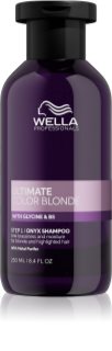 Wella Professionals Ultimate Color Blonde Shampoo sampon a sárga tónusok neutralizálására szőkített vagy melírozott hajra 250 ml