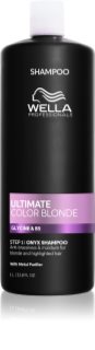 Wella Professionals Ultimate Color Blonde Shampoo шампоан, неутрализиращ жълтите нюанси за изрусена коса или коса с кичури