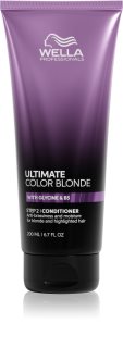 Wella Professionals Ultimate Color Blonde Conditioner hydrating conditioner neutralising yellow shades for lightened, cool blonde hair 200 ml