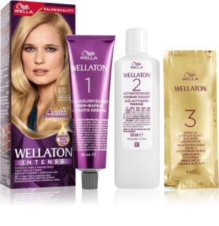 Wella Wellaton Intense tartós hajfesték Argán olajjal árnyalat 8/0 Light Blonde 1 db