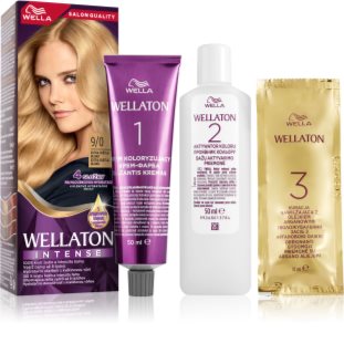 Wella Wellaton Intense tartós hajfesték Argán olajjal árnyalat 9/0 Very Light Blonde 1 db