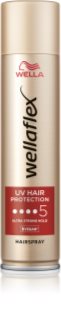Wella Wellaflex UV Hair Protection laque cheveux fixation extra forte pour protéger les cheveux contre la chaleur 250 ml