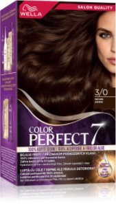 Wella Color Perfect hair colour shade 3/0 Dark Brown 1 pc