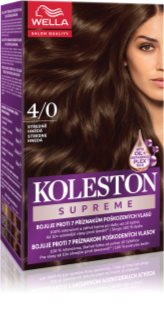 Wella Koleston Supreme plaukų dažai atspalvis 4/0 Medium Brown 100 ml
