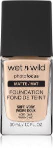 Wet n Wild PhotoFocus Matistav vedel jumestuskreem varjund Soft Ivory 30 ml