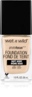 Wet n Wild PhotoFocus fond de teint fluide matifiant teinte Soft Ivory 30 ml