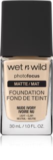 Wet n Wild PhotoFocus ματ ρευστό μεικ απ απόχρωση Nude Ivory 30 ml