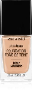 Wet n Wild PhotoFocus könnyű hidratáló alapozó az élénk bőrért árnyalat Nude Ivory 28 ml