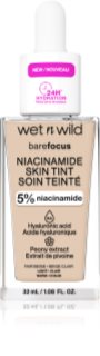 Wet n Wild BareFocus Niacinamide Skin Tint fond de teint léger hydratant teinte Fair Beige (Warm) 32 ml