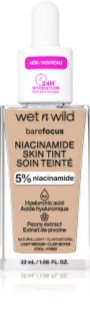 Wet n Wild BareFocus Niacinamide Skin Tint fond de teint léger hydratant teinte Natural Light (Cool) 32 ml