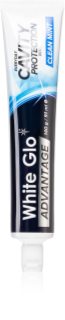 White Glo Advantage Cavity dentifricio sbiancante Mint 140 g