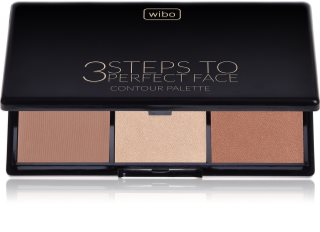 Wibo 3 Steps To Perfect Face Dark Contouring palette for the face 10 g