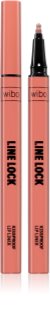 Wibo Line Lock Kissproof Lip Liner caneta de feltro para lábios para efeito duradouro