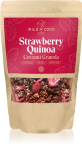 WILD & COCO Strawberry Quinoa Coconut Granola Granola glutenfrei 220 g