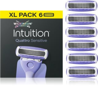 Wilkinson Sword Intuition Quattro Sensitive spare heads