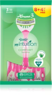 Wilkinson Sword My Intuition Xtreme3 Sensitive Wegwerp Scheerapparaat 8 + 4st. 12 st