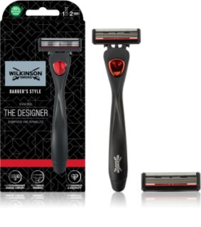 Wilkinson Sword Barber's Style The Architect ξυριστική μηχανή + ανταλλακτικές κεφαλές 2 τεμ