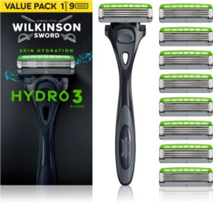Wilkinson Sword Hydro3 rasoir + têtes de rechange 8 pcs