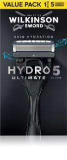Wilkinson Sword Hydro5 Ultimate partakone + vaihtopää 5 kpl