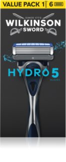 Wilkinson Sword Hydro5 Barberingsmaskine + reserveblade 5 stk.