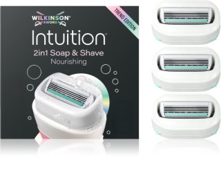 Wilkinson Sword Intuition 2in1 Soap & Shave Nourishing Erstatningsblade 3 stk.