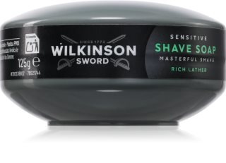Wilkinson Sword Sensitive Shave Soap Rich Lather Scheerzeep voor Mannen 125 g