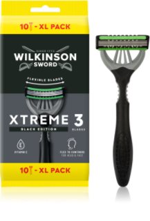Wilkinson Sword Xtreme 3 Black Edition kertakäyttöhöylät miehille 10 kpl